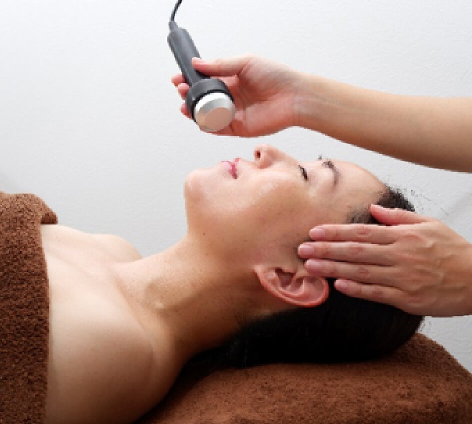 小顔ケア・表情筋トレの超音波マイクロトリートメント